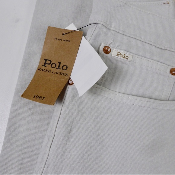 Polo Ralph Lauren Hampton Relaxed Straight Garment Dyed Stretch Jeans Pants NWT - Picture 3 of 7